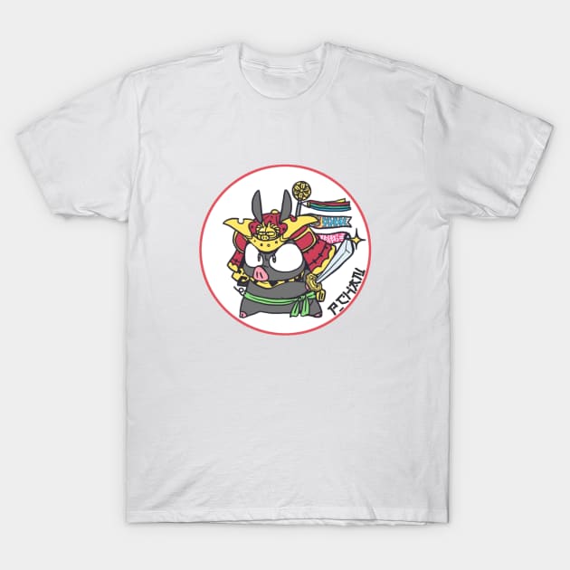 P-Chan Warrior T-Shirt by Belzoo